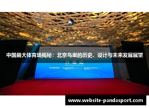 中国最大体育场揭秘：北京鸟巢的历史、设计与未来发展展望